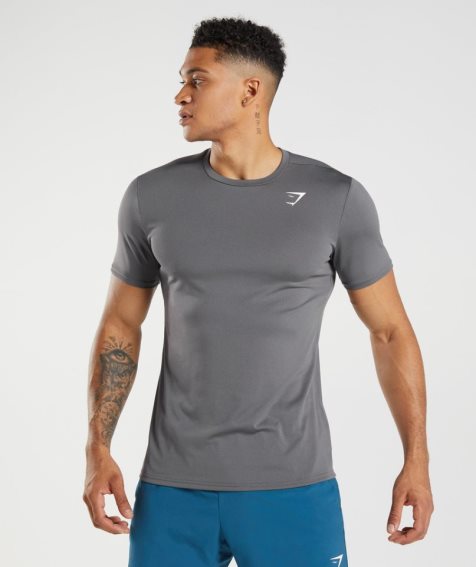 Men's Gymshark Arrival T-Shirts Grey | NZ 3TWESH